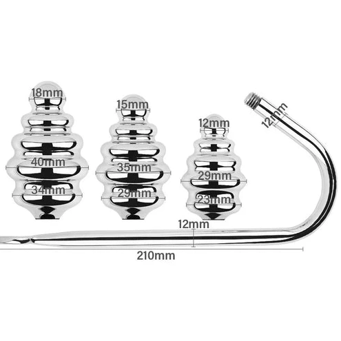 Hook Anal Set Screw-in 8826 Ribbed GreatBenefit 0626